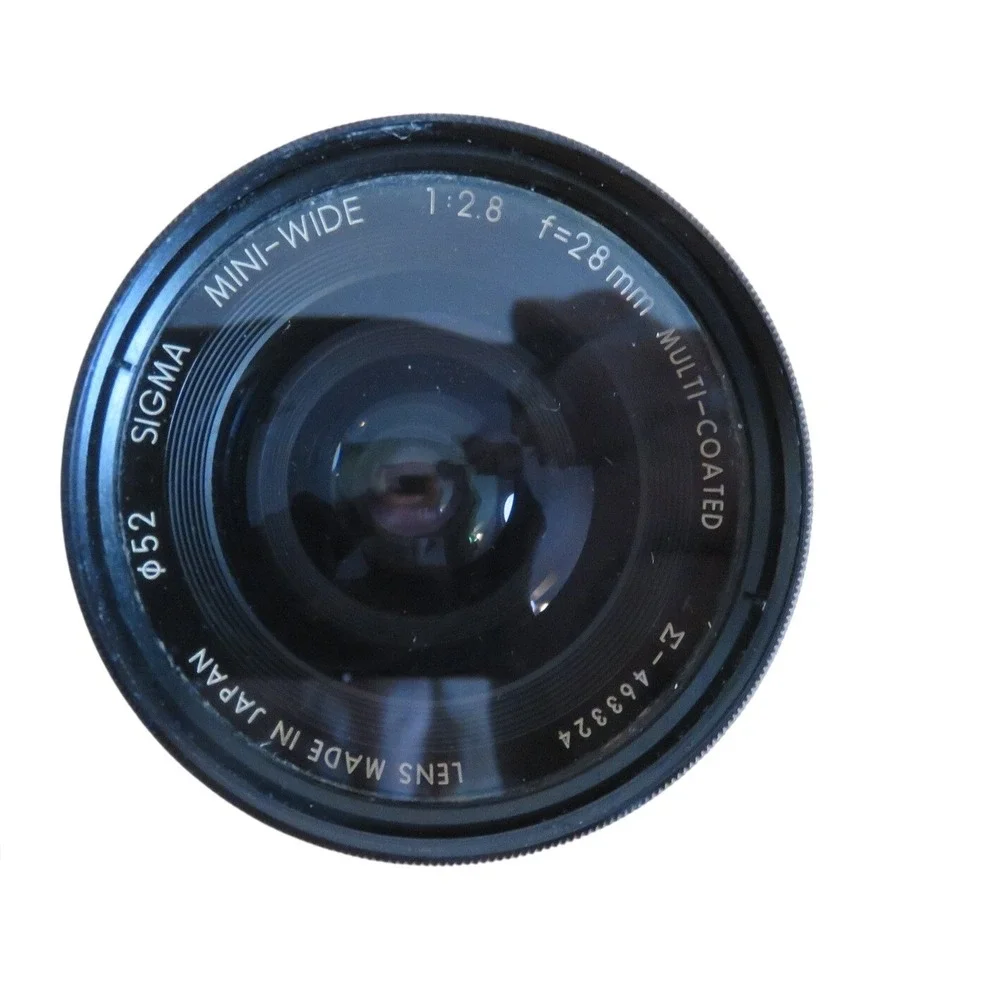 Sigma Mini-Wide 28mm f=28mm Lens‎ + Toyo Optics Auto Tele Converter 2x for Canon